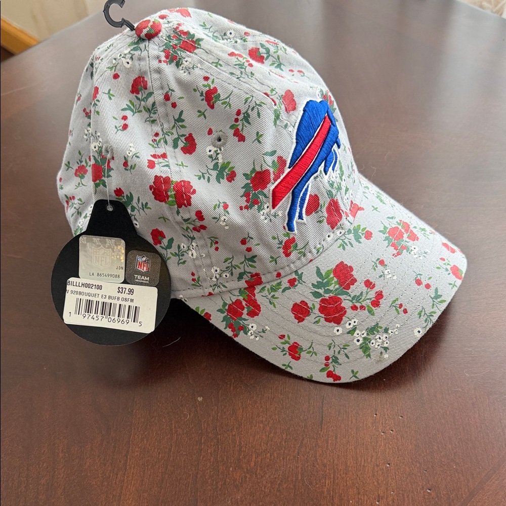 NWT Buffalo Bills Floral Baseball Cap